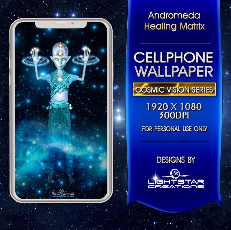 Andromeda Healing Matrix Cellphone Wallpaper By Lightstar