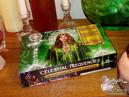 Celestial Frequencies Oracle Cards and Healing Activators By Lightstar