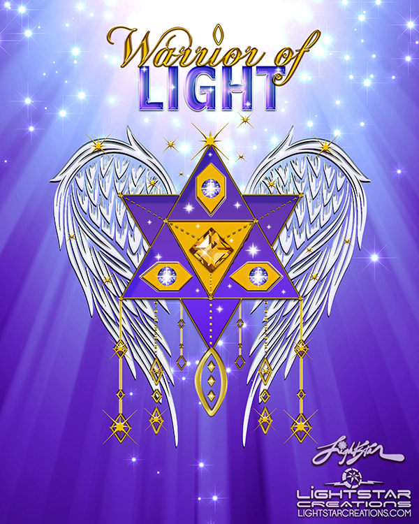 Warrior of Light, Warrior Angel Series Artwork By Lightstar