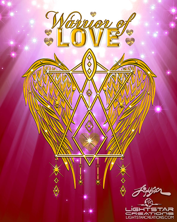 Warrior of Love, Warrior Angel Series Artwork By Lightstar